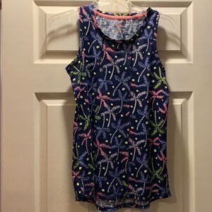 (5/$25) Cat & Jack Navy Tropical tank top